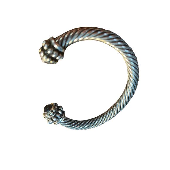 Cable bracelet, Preowned, With Black Onyx 5 mm - Picture 4 of 6